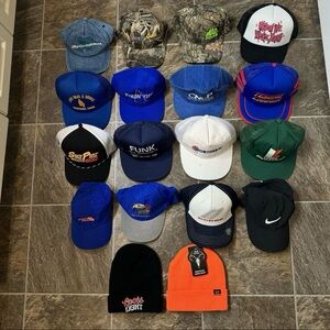 Lot Of 18 Vintage Snapback Hats - Reseller Lot - Hat Bundle - Wholesale Lot